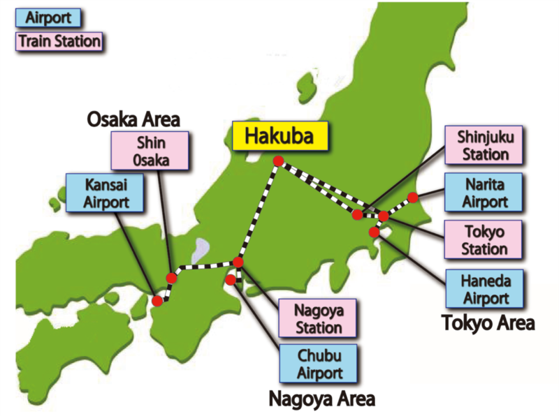 Information on ski resorts in the Hakuba area